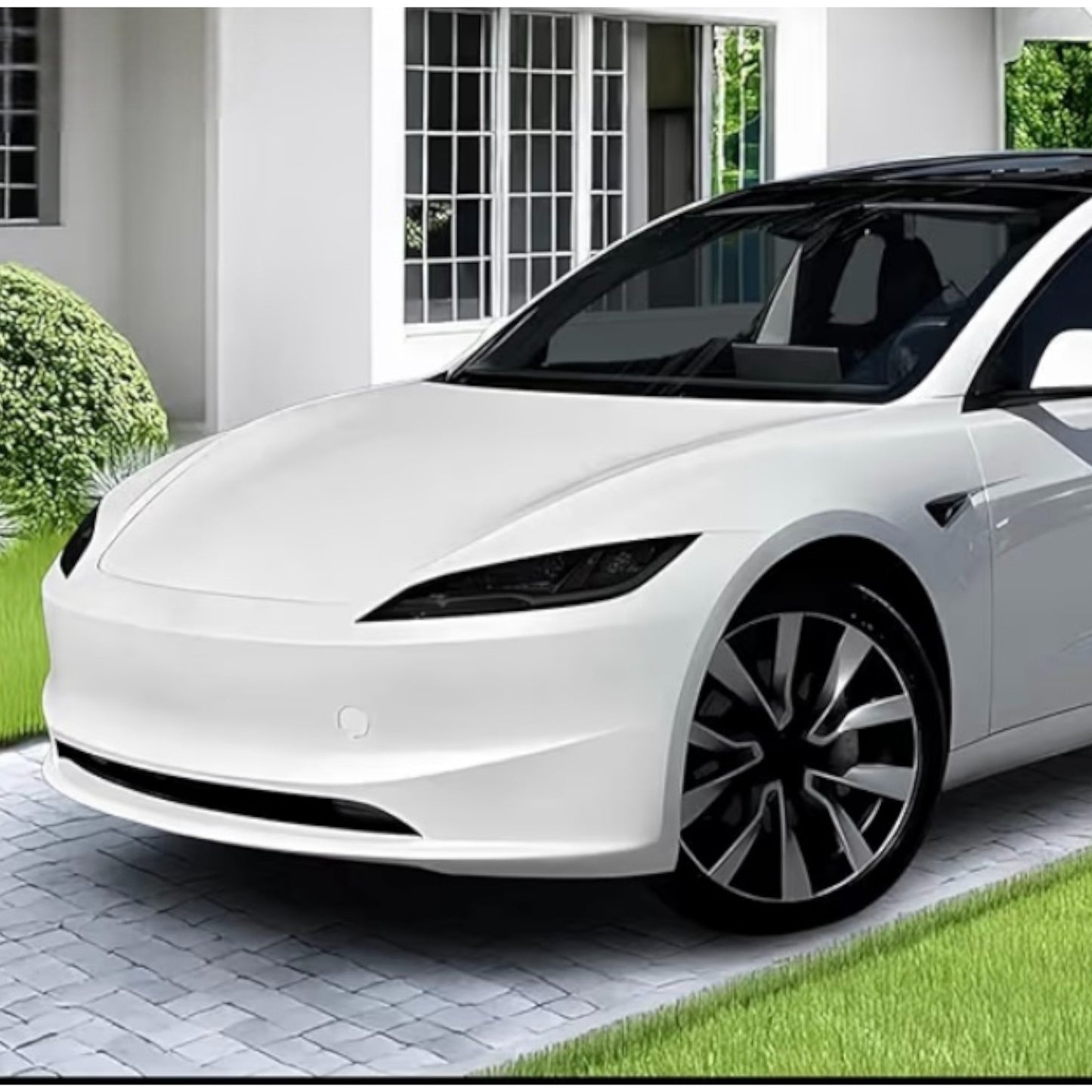 Smoked Head Light Tints for Tesla 2024+ Model 3 by Tint My Light