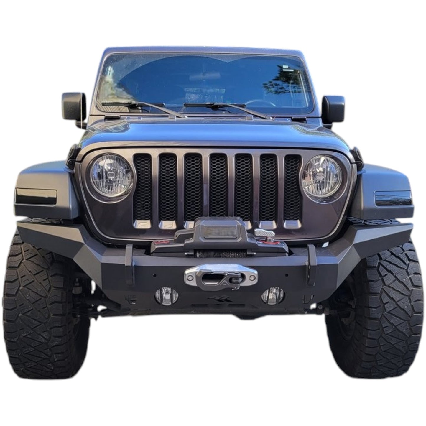 Tint My Light Smoked Acrylic Turn Signal Light Covers for 2018-2025 Jeep Wrangler JL Sport &2020-2525 Jeep Gladiator JT Sport (6 inch Factory halogen lights)