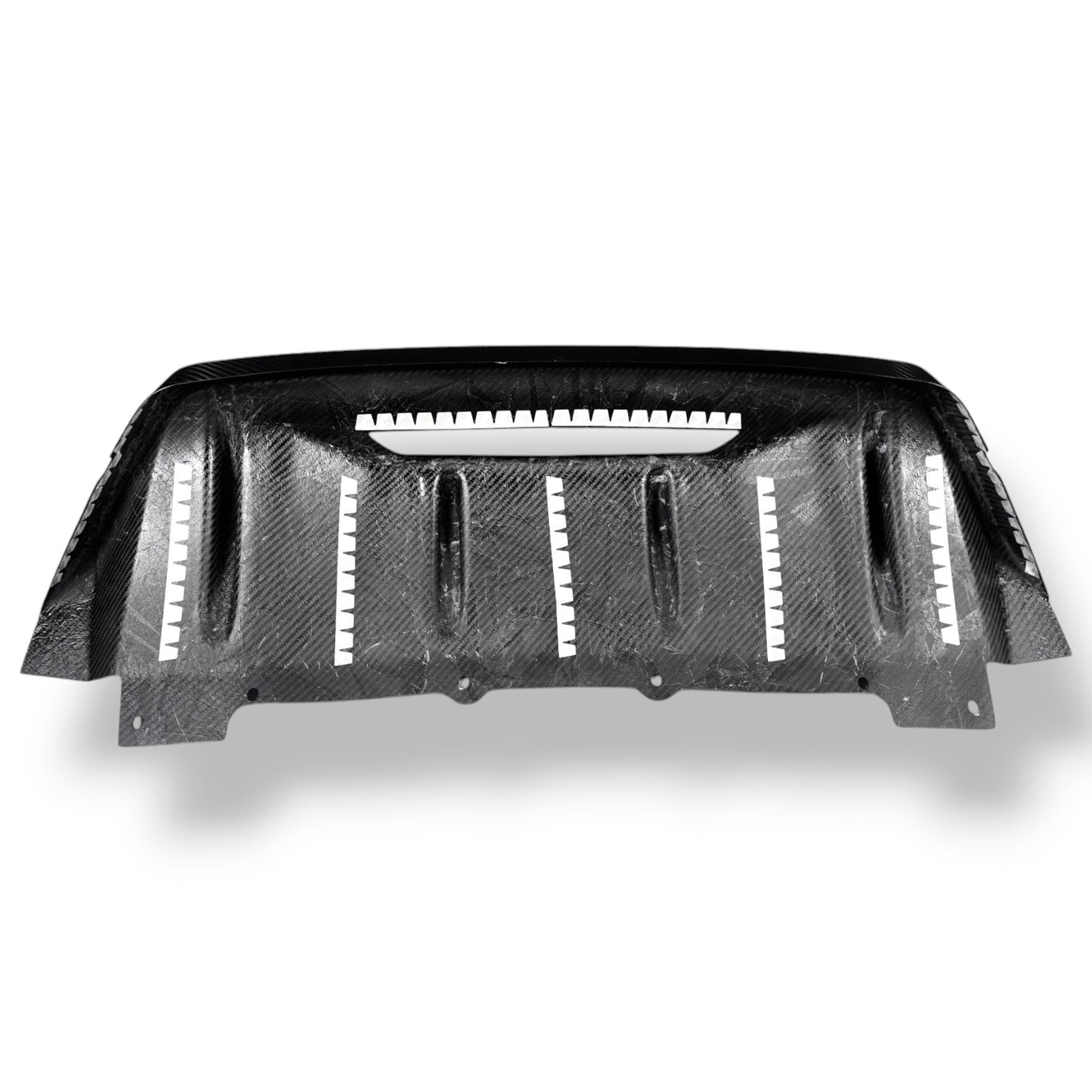 JSD Dry Carbon Fiber Rear Diffuser Cover for 2024-2025 Mustang GT EcoBoost