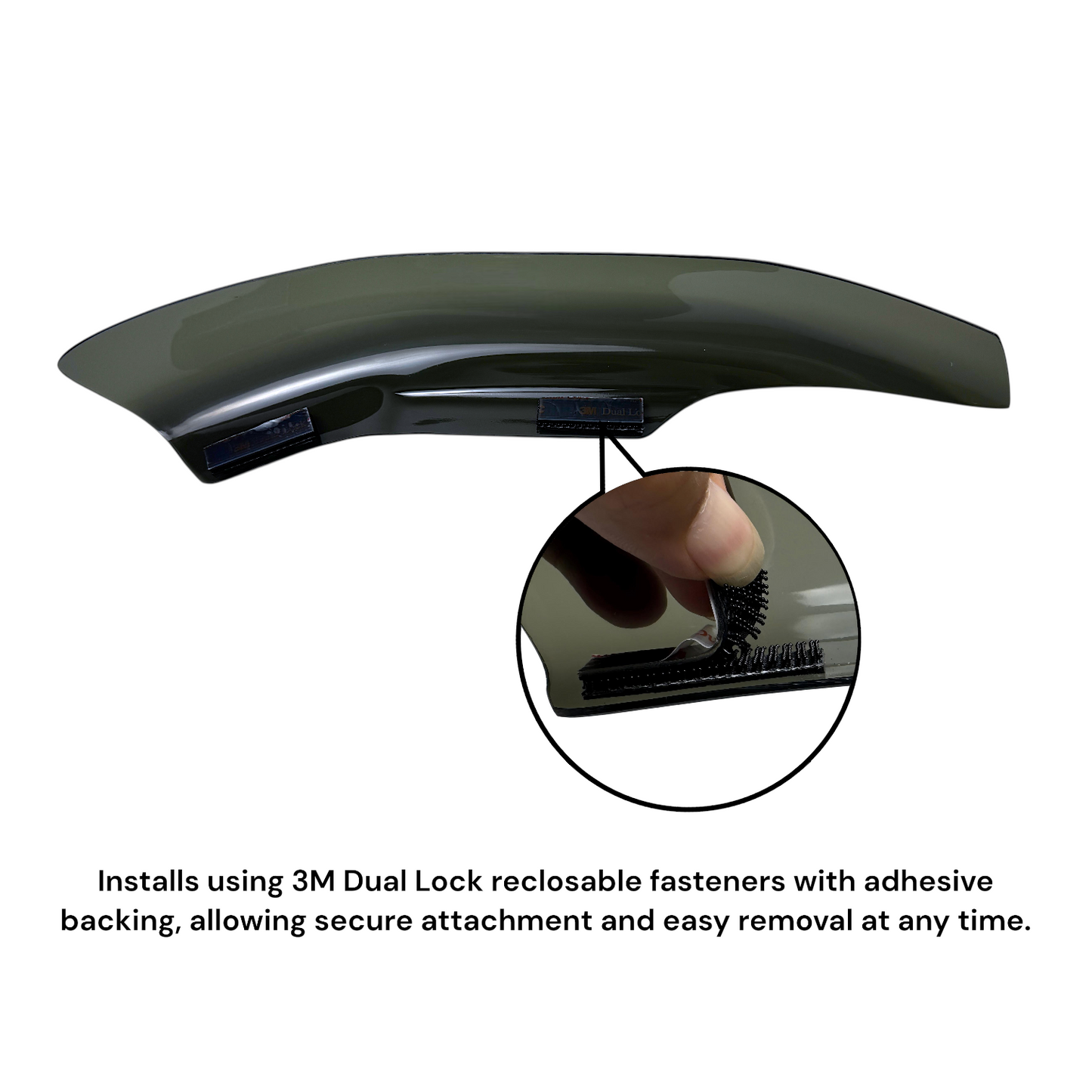 Tint My Light Front Turn Signal Covers for 2018-2023 Mustang GT, EcoBoost; Smoked