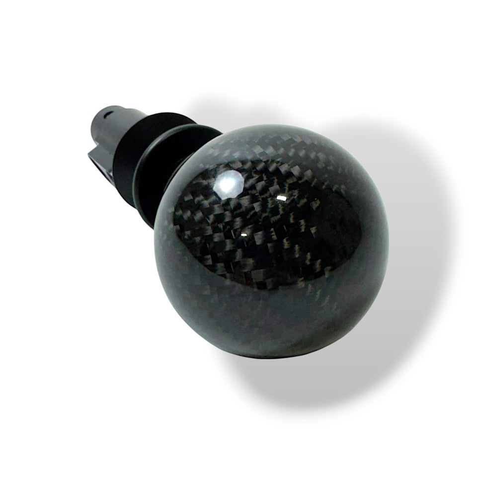 JSD Automatic Shifter Handle for 2015-2025 Mustang; Black Carbon Fiber (NOT COMPATIBLE FOR GT350 & GT500)