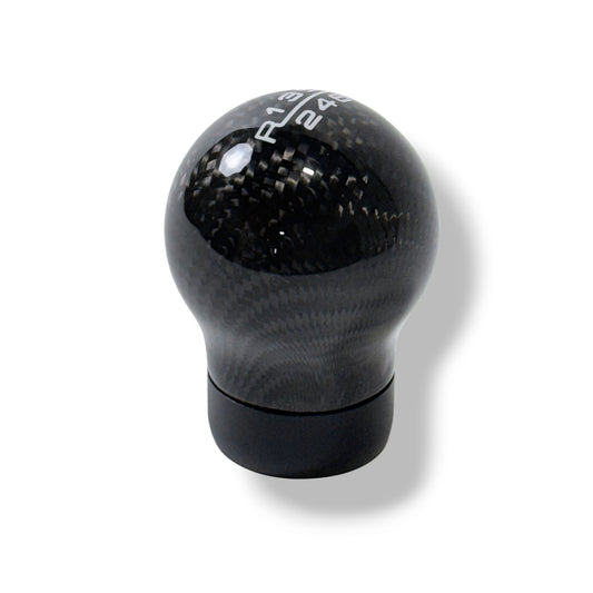 JSD 6-Speed Shift Knob; Black Carbon Fiber (15-25 Mustang GT, Dark Horse)