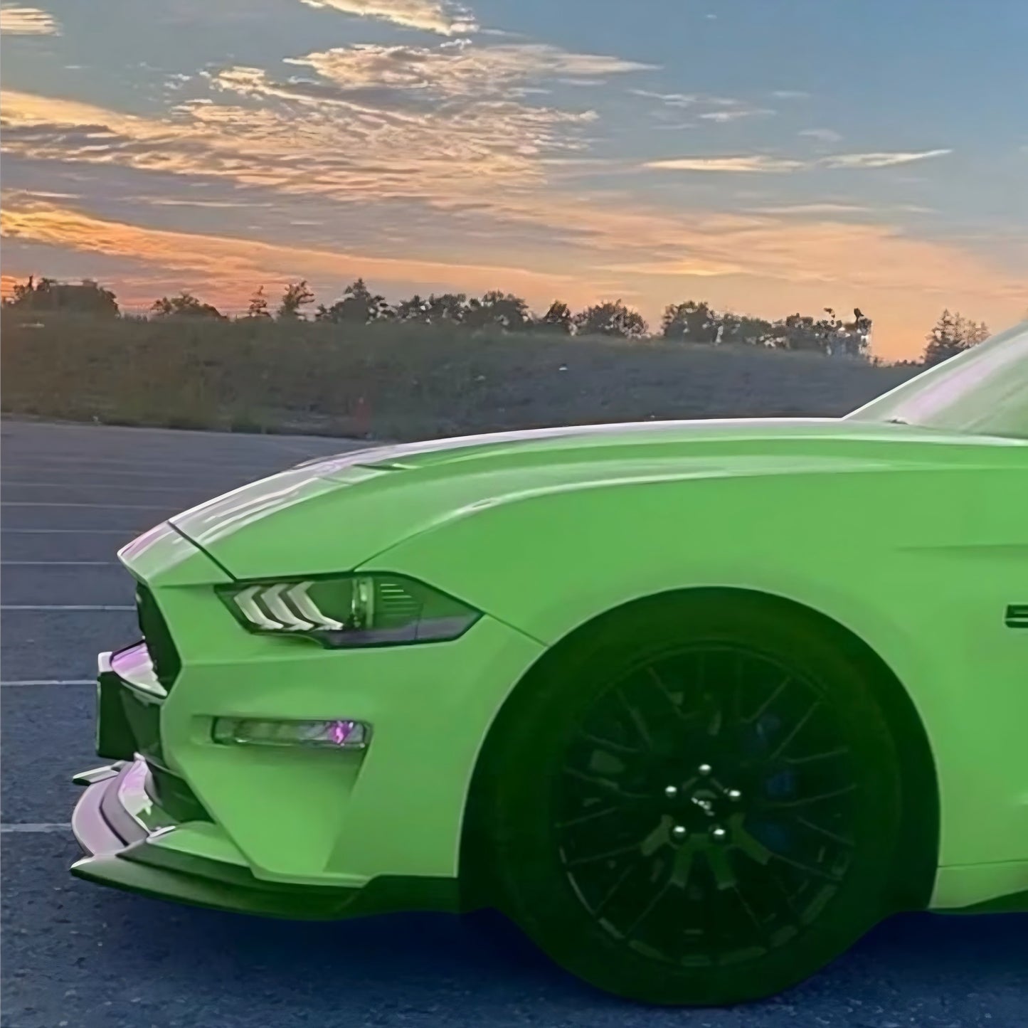 JSD Front Lip Chin Spoiler,(2018-2023 Mustang w/o Performance Pack)