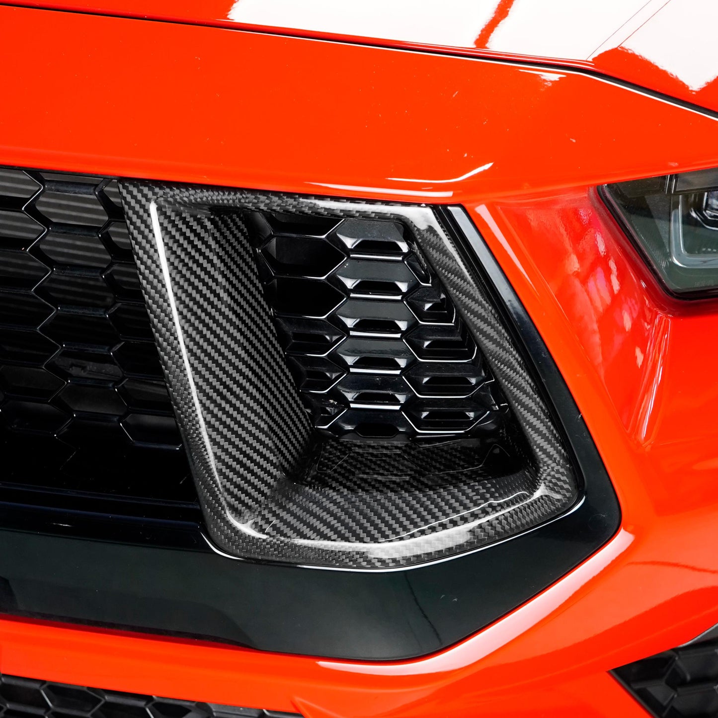 JSD Dry Carbon Fiber Grille Inserts; (24-25 Mustang GT)