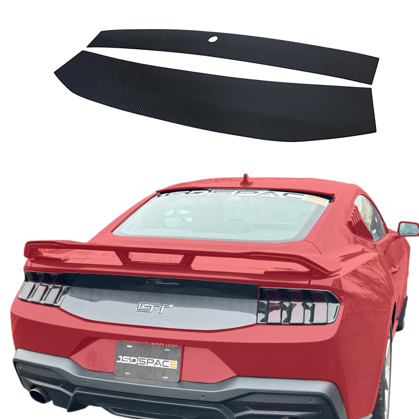 JSD 2-Piece Decklid Panel for 2024+ Ford Mustang