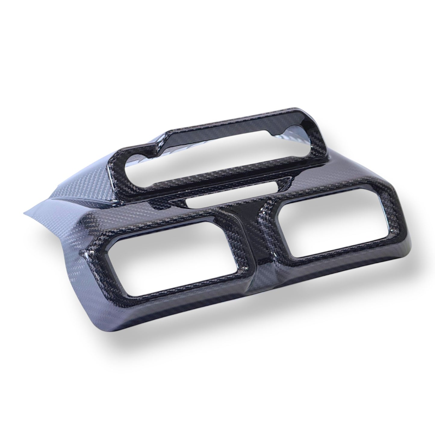 JSD Dry Carbon Fiber Interior Center Dash Trim for 2024 2025 Mustang