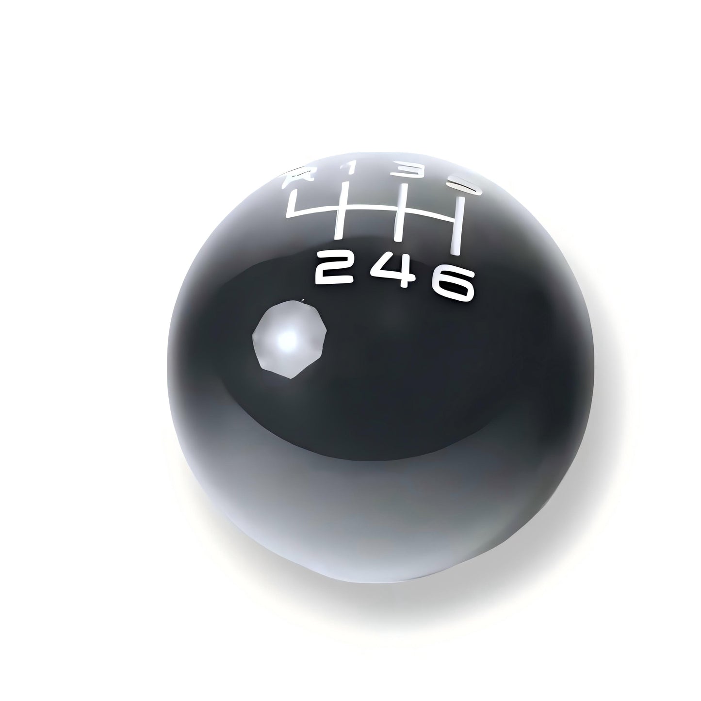 JSD Billiard style 6-Speed Shift Knob; (15-23 Mustang GT, EcoBoost, V6)