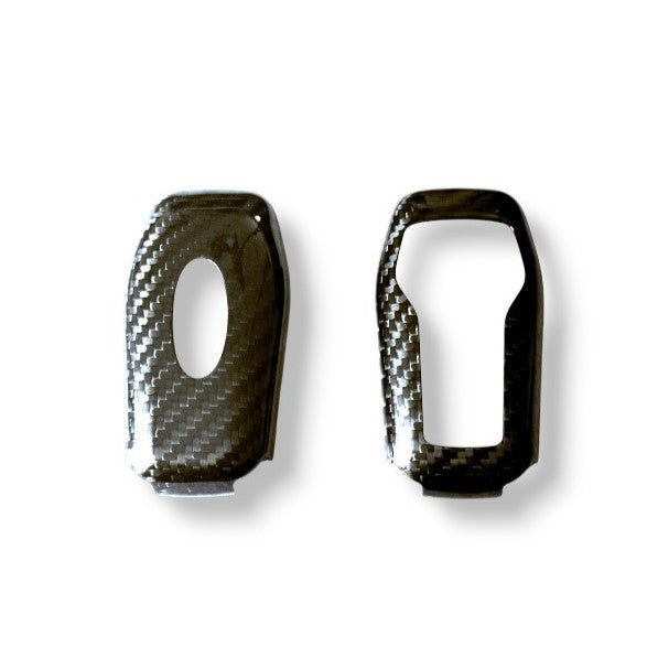 JSD Dry Carbon Fiber 5-Button Key FOB Cover for 2015-2017 Mustang w/ Automatic Transmission
