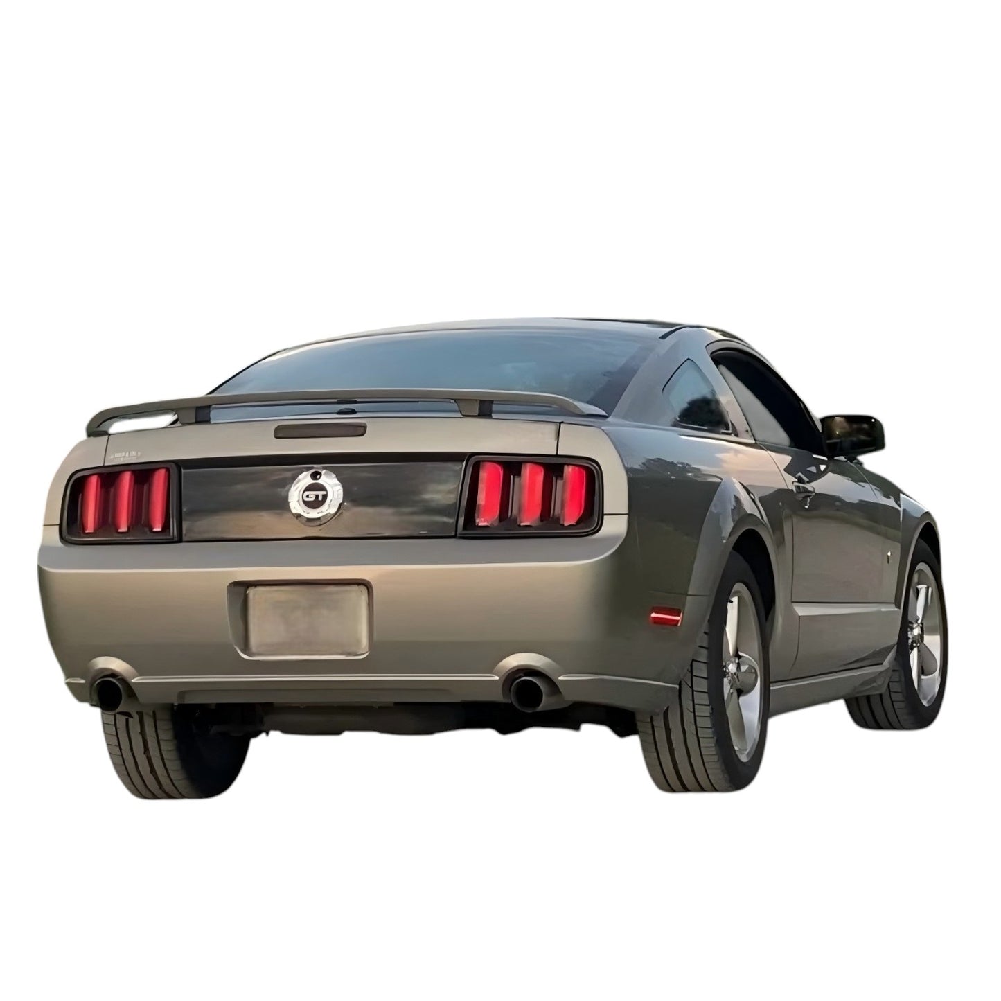 JSD Rear Black Out Panel for Mustang 2005-2009; Smoked