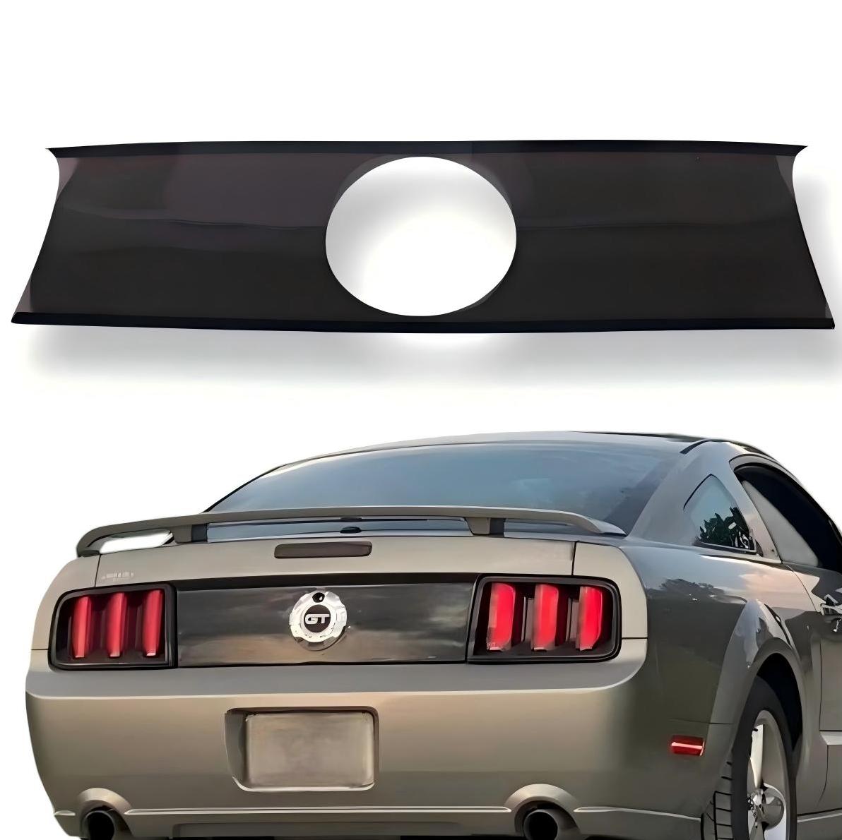 JSD Rear Black Out Panel for Mustang 2005-2009; Smoked