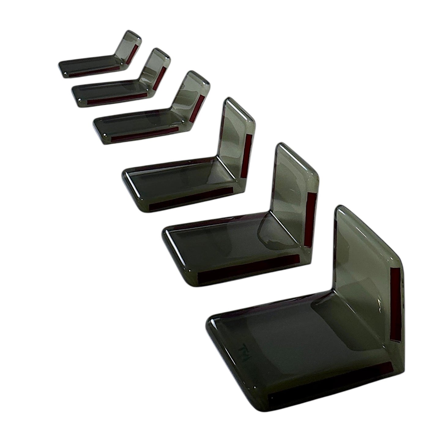 Tint My Light 6-piece Smoked Acrylic Taillight Covers for 2024+ Ford Mustang all Models