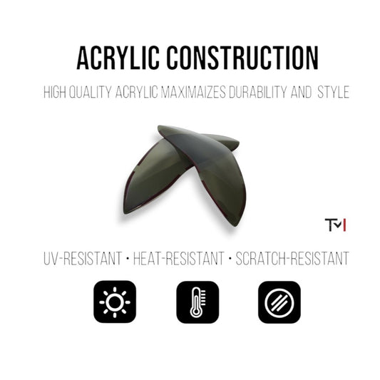 Tint My Light Smoked Acrylic Headlight Covers for Tesla Model 3 2016-2023& Model Y 2021-2024