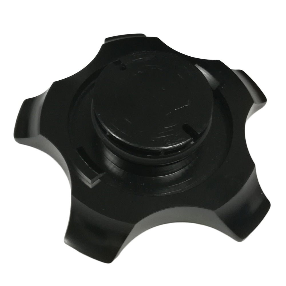 JSD Billet Aluminum Power Steering Cap Cover for 2005-2010 Ford Mustang; Black Anodized