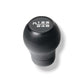 JSD 6-Speed Shift Knob; Black Leather (15-25 Mustang GT, Dark Horse)