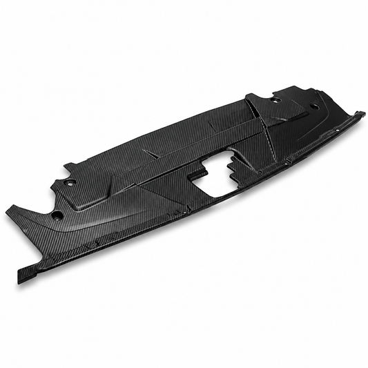 JSD Replacement Radiator Cover for Mustang 2024+, Matte Carbon Fiber