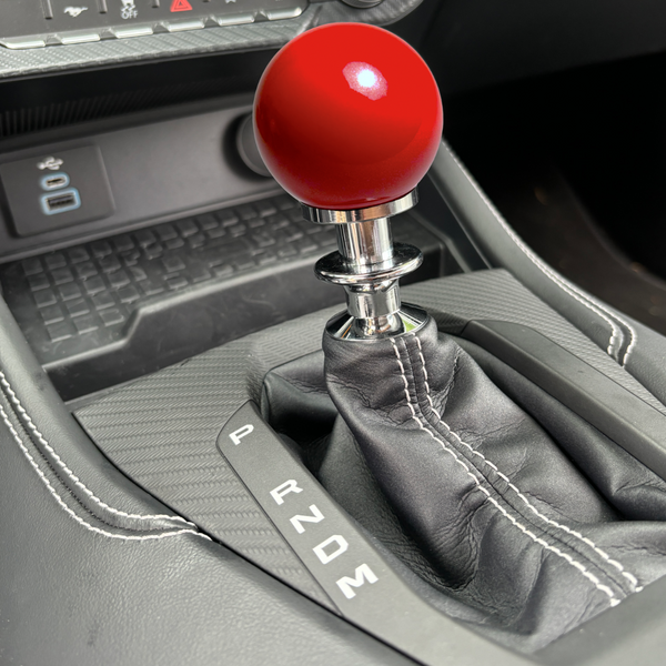 3Pcs Carbon Fiber Gear Shift Knob Cover Trim For Ford Mustang 2015-2023 EcoBoost GT