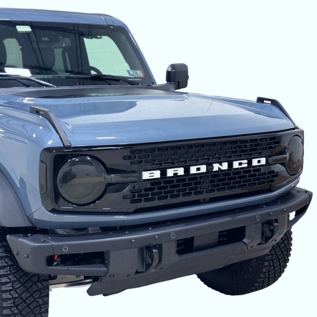 Tint My Light Smoked Acrylic Headlight Cover for Ford Bronco 2021+
