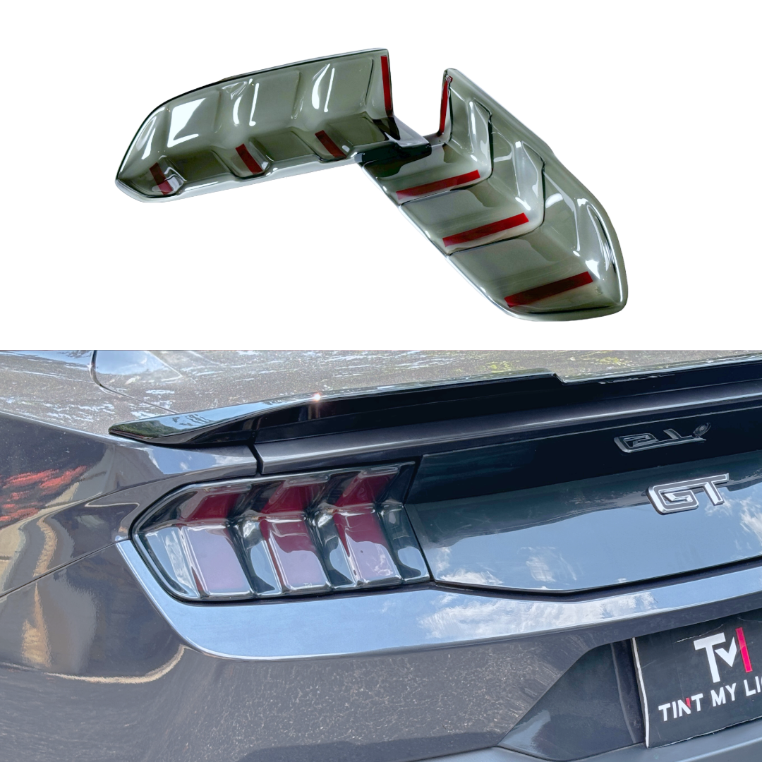 TML Smoked Acrylic Tail Light Covers for 2024+ Ford Mustang