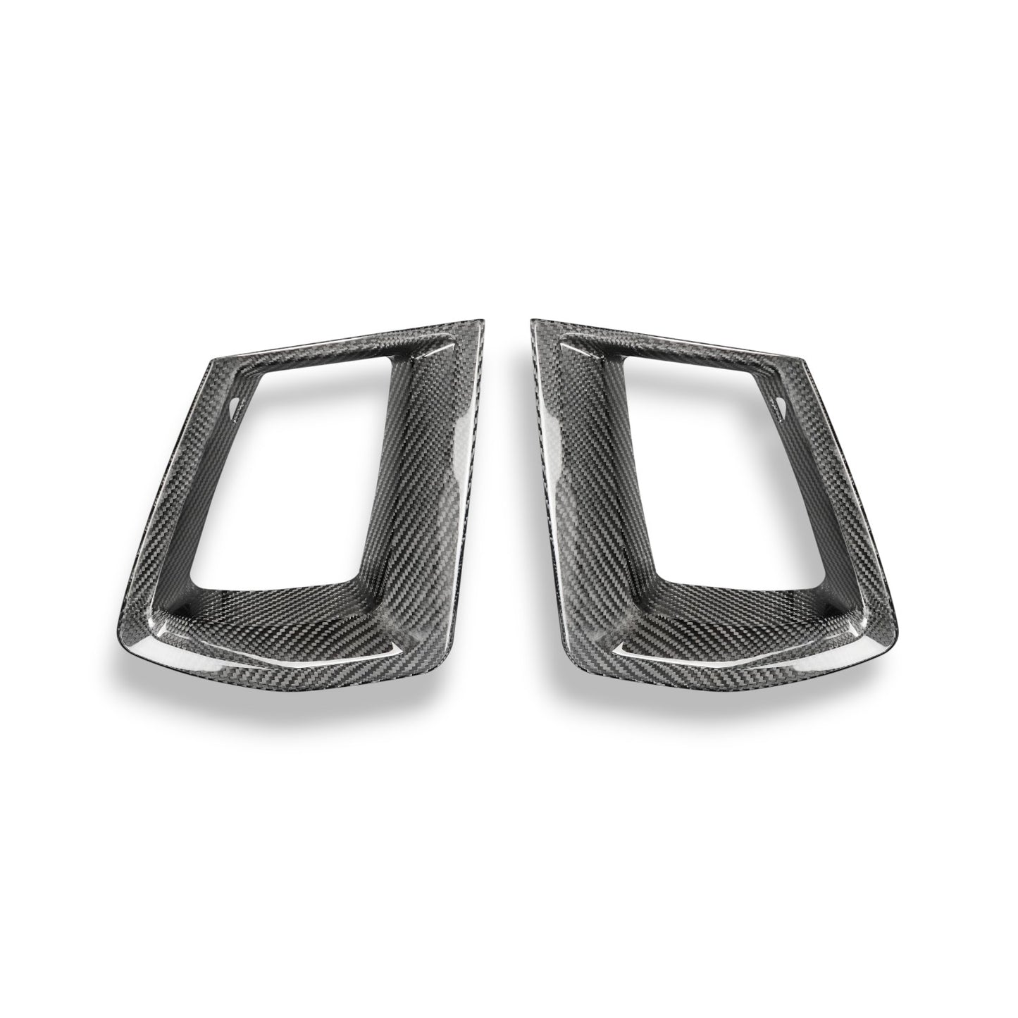 JSD Dry Carbon Fiber Grille Inserts; (24-25 Mustang GT)