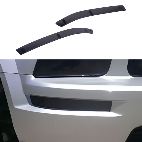 Smoke Tinted Headlights With Clear Turn Signal – For 2005-2009 Ford Mustang By Motor-1