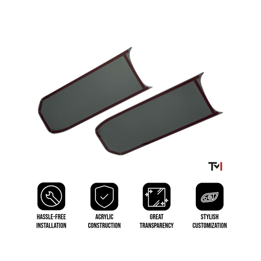 Smoked Headlight Covers for 2008-2014 Dodge Challenger By Tint My Light