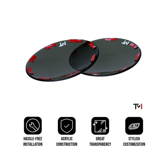 Tint My Light Smoked Acrylic Front Fog Light Cover (18-25 Jeep Wrangler JL Sport)