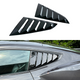 JSD Vintage Quarter Window Louvers for 2024+ Mustang Fastback by JSD, Gloss Black