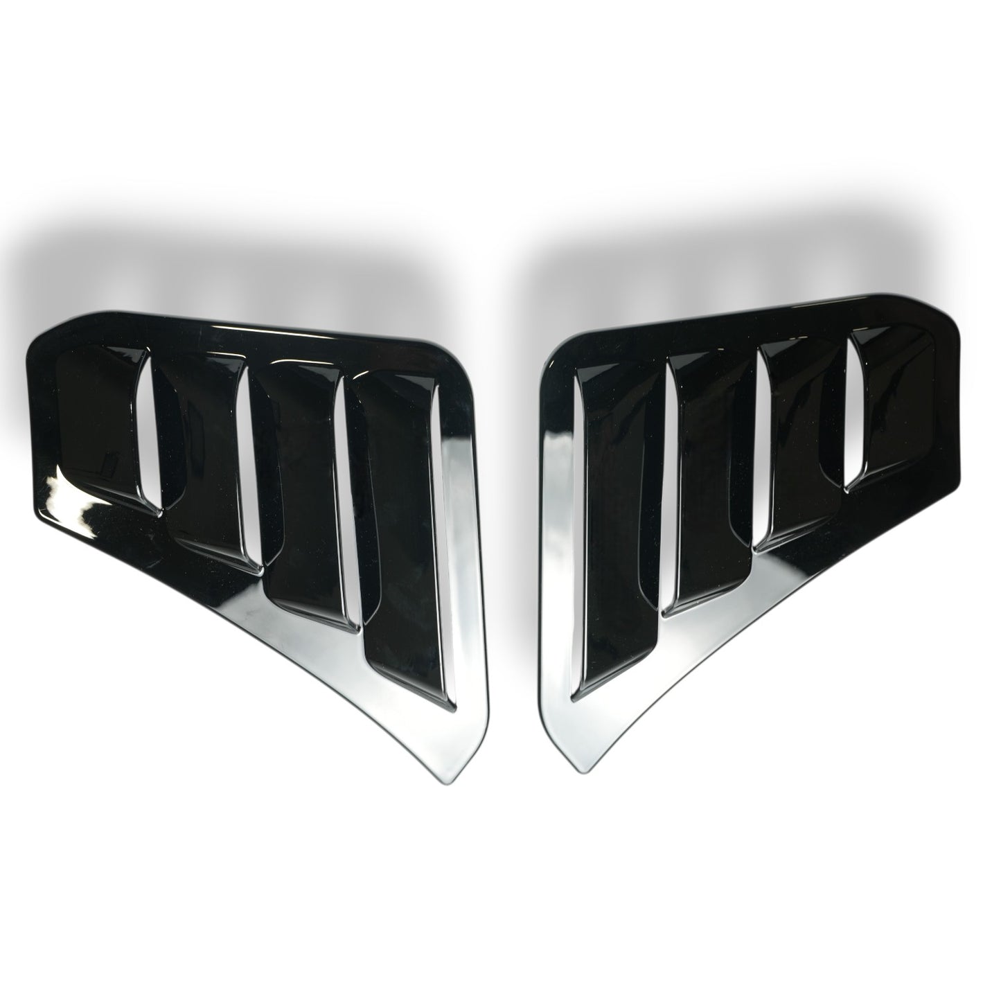 JSD Space Bronco Front Side Fender Vents Trim Compatible with Ford Bronco 2021-Present Black Exterior Accessories 2pcs