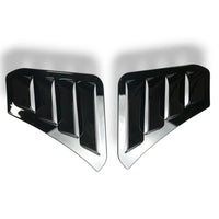 JSD Space Bronco Front Side Fender Vents Trim Compatible with Ford Bronco 2021-Present Black Exterior Accessories 2pcs