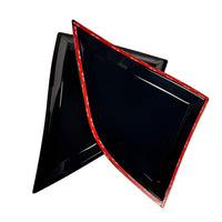 Quarter Window Scoops for Dodge Challenger 2008-2023 by JSD, Gloss Black