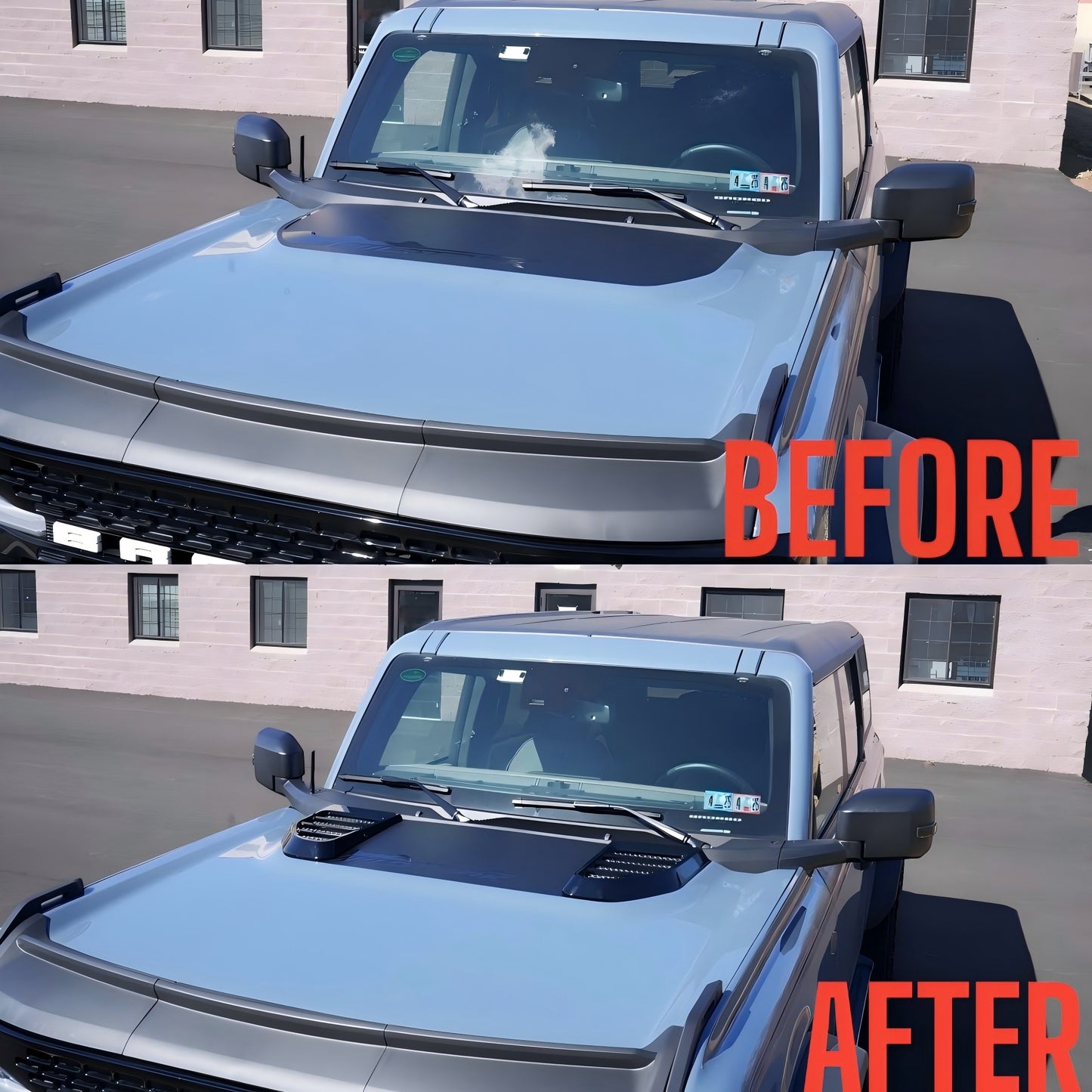 JSD Hood Vent Covers for 2021+ Bronco（Excluding Raptor）