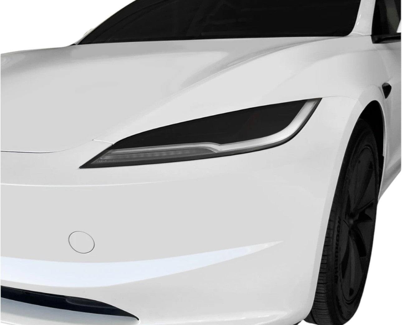 Smoked Head Light Tints for Tesla 2024+ Model 3 by Tint My Light