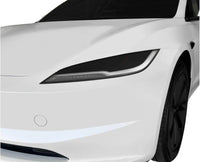 Smoked Head Light Tints for Tesla 2024+ Model 3 by Tint My Light