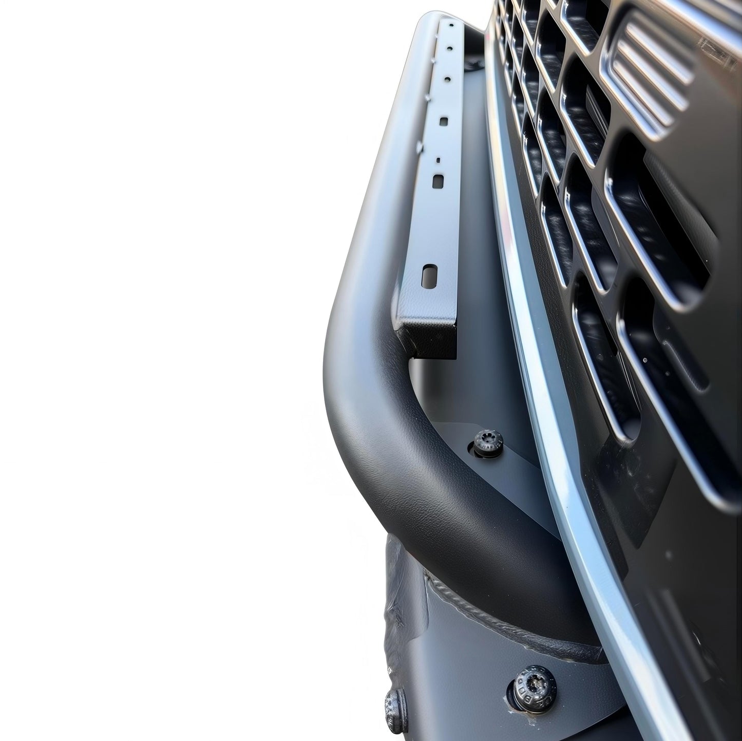 JSD Space Bull Bar Black Powder fits Ford Bronco Accessories 2021+,  fits Bronco 2/4-Door Front Bumper Grille Guard
