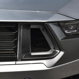 JSD Grille Inserts; Carbon Fiber (2024+ Mustang Dark Horse)