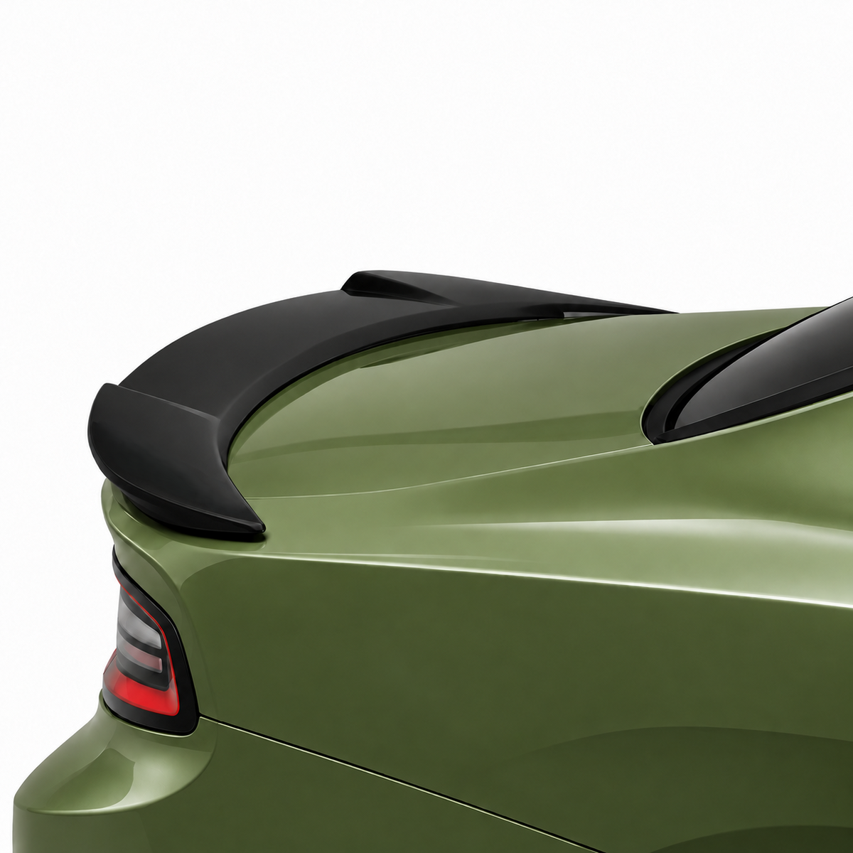 JSD Hellcat Style Rear Spoiler for 2015-2023 Dodge Charger, Matte Black