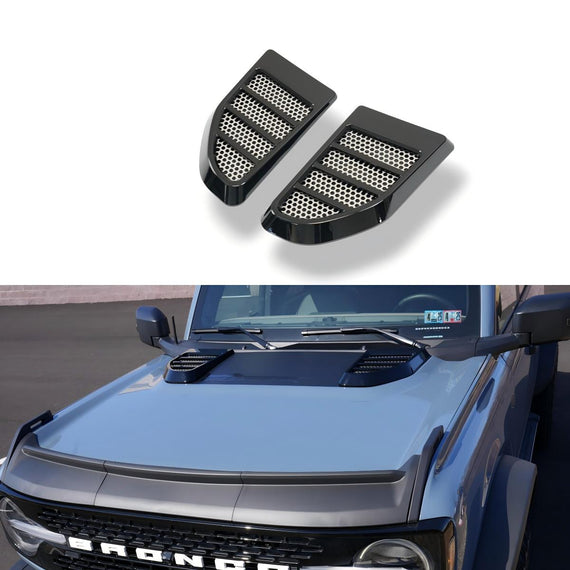 JSD Hood Vent Covers for 2021+ Bronco（Excluding Raptor）