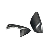 JSD Mirror Covers; Carbon Fiber (15-24 Mustang)