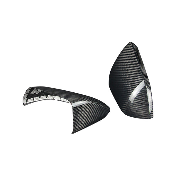 JSD Mirror Covers; Carbon Fiber (1524 Mustang) JSD Space