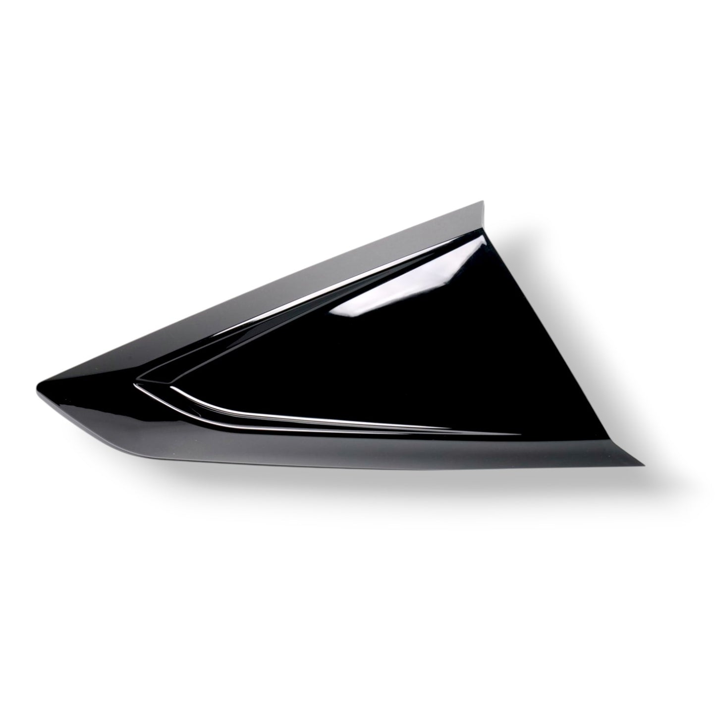 JSD Quarter Window Scoops for Mustang 2024-2025 Fastback, Gloss Black