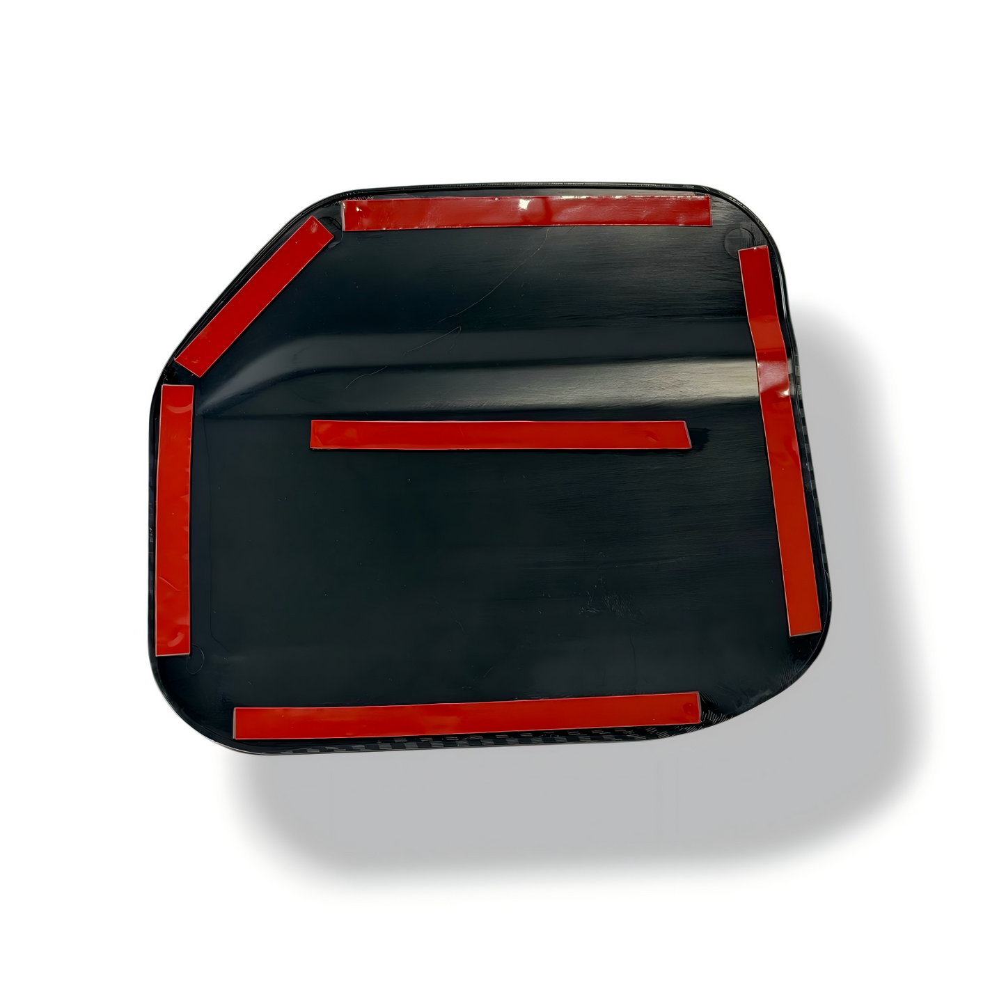 JSD Space USA Flag Style Fuel Door Cover Gas Tank Door Trim fits Ford Bronco Accessories 2021+, Carbon Fiber Style