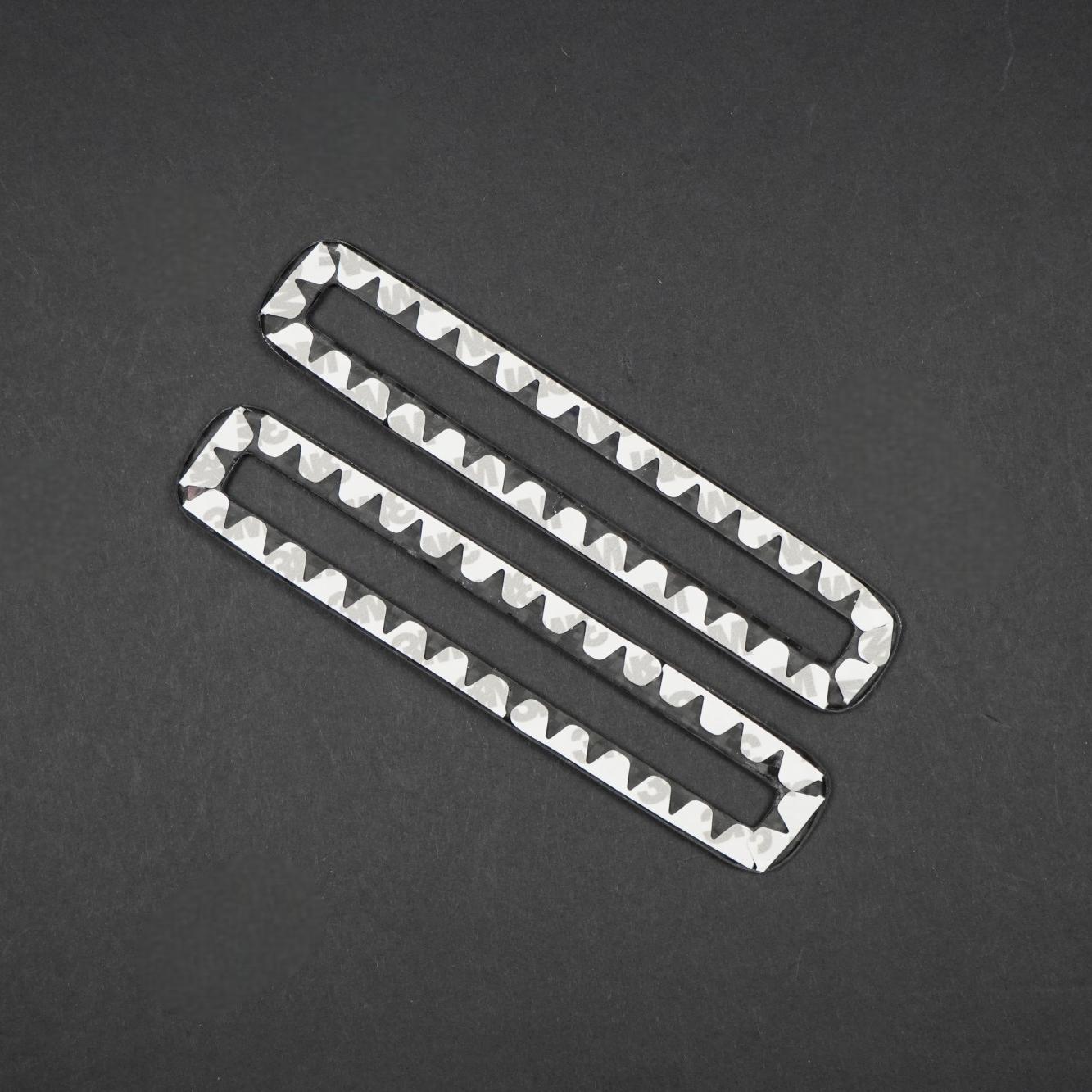 JSD Dry Carbon Fiber Door AC Vent Trim Covers for 2024+ Mustang all Models
