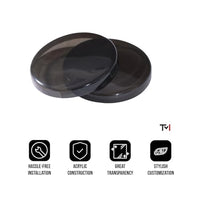 Smoked Fog Light Covers for 2005-2009 Ford Mustang GT By Tint My Light