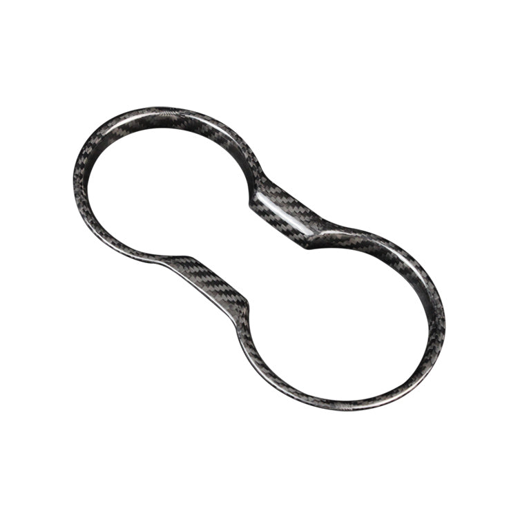JSD Dry Carbon Fiber Cup Holder Trim for 2015-2023 Mustang