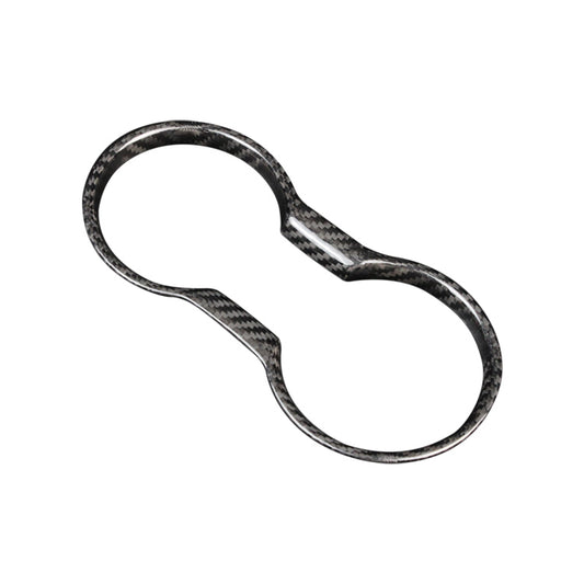 JSD Dry Carbon Fiber Cup Holder Trim for 2015-2023 Mustang