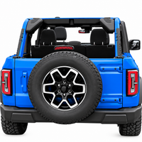 JSD Roll Bar D-Pillar Covers for 2021+ Ford Bronco 4-Door, Black, 2PCS (Not for Bronco Sport)
