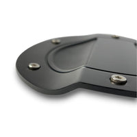JSD Billet Aluminum Fuel Door for Ford Mustang 2015-2023, Black Anodized