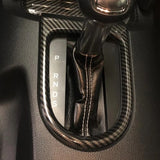 JSD Shifter Accent Trim; Dry Carbon Fiber (2015-2023 Mustang, Excluding GT500)