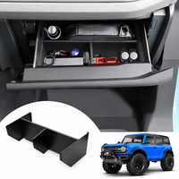JSD Glove Box Organizer Dividers for 2021-2026 Ford Bronco 2/4-Door, Interior Storage Divider Inserts (Not for Bronco Sport)