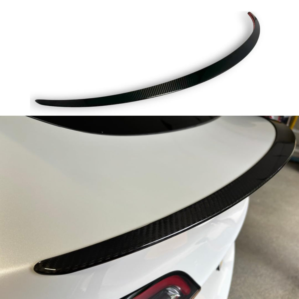 JSD Carbon Fiber Performance Tail Spoiler for Tesla Model Y 2020 - 2024, Gloss Finish